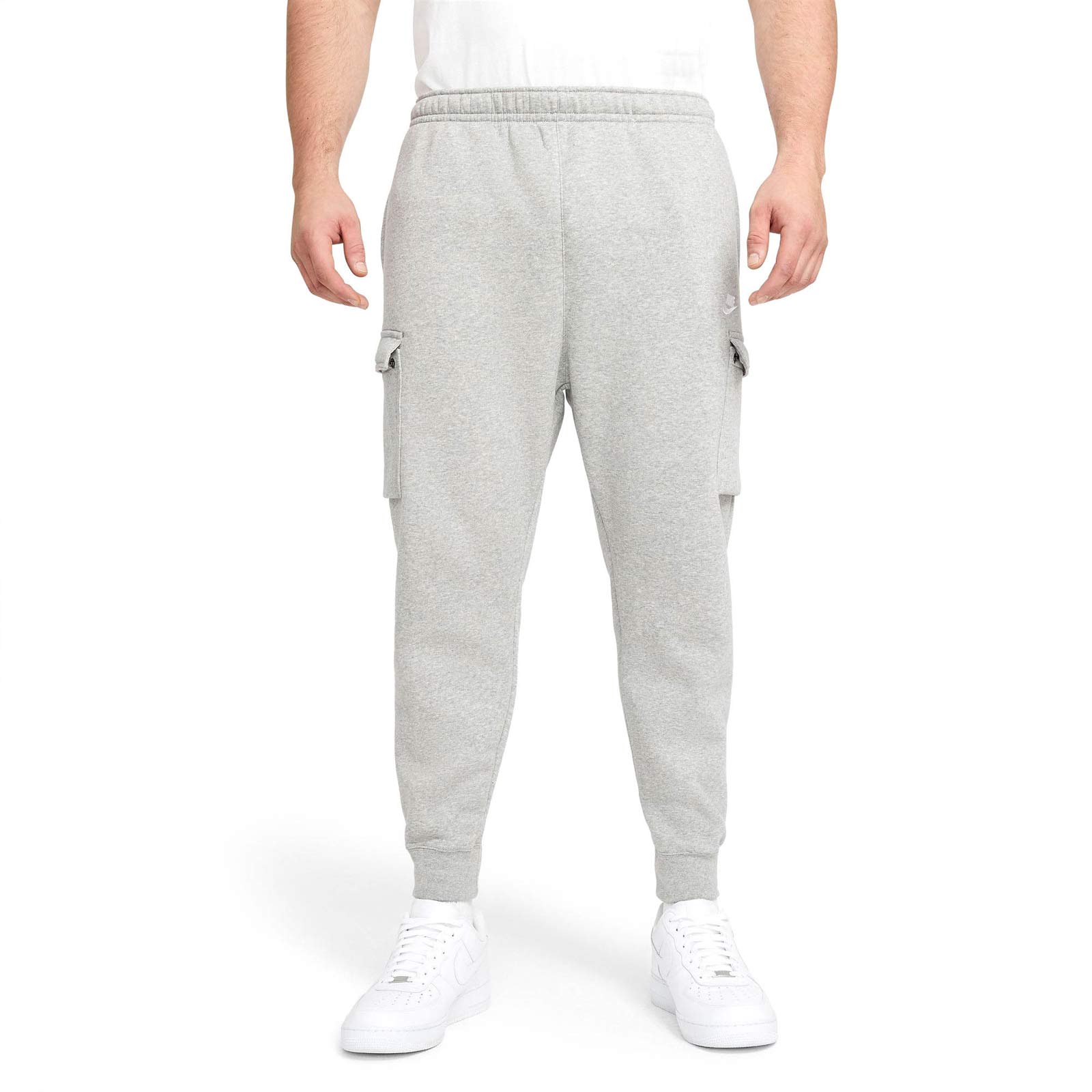 Fleece Pants Cargo Sweatpants Nike Grey Joggers With Pockets Nike
