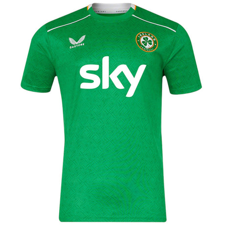 Castore FAI Ireland 2024 Home Short-Sleeve Jersey Front View