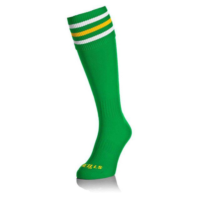 O'Neills Sock Green/Gold Bar
