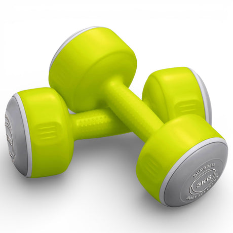 Body Sculpture Vinyl Dumbbell Set - 2 x 3kg