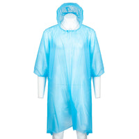 Intersport Elverys Multi-Use Hooded Adults Rain Poncho Mannequin Front View