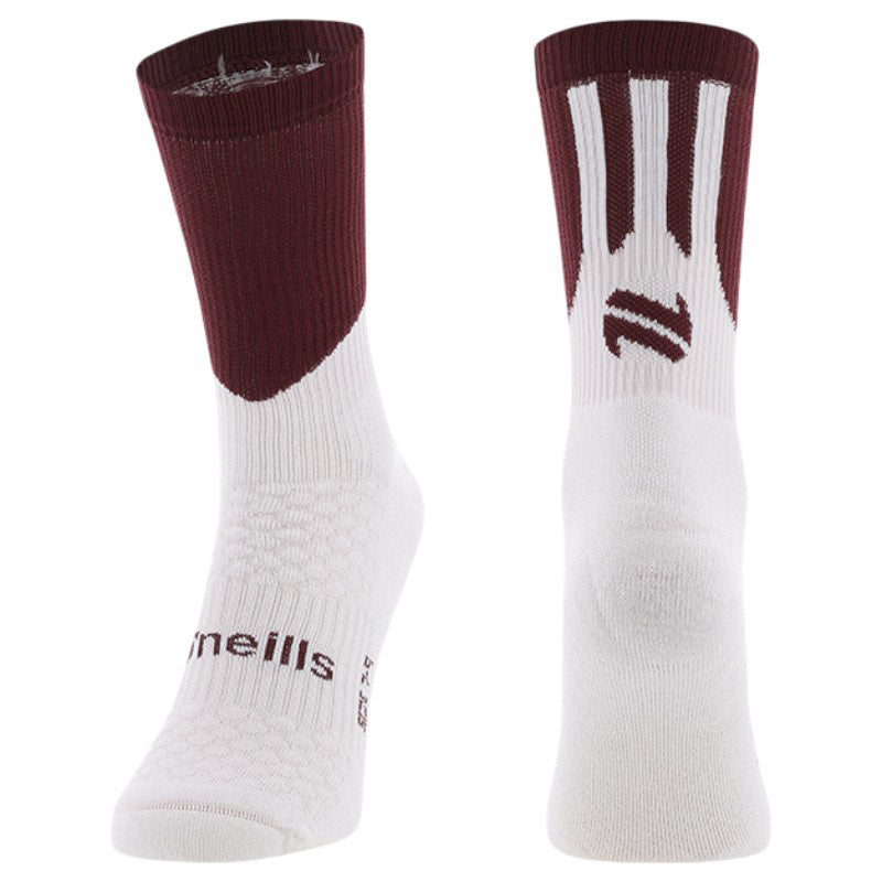 O'Neills Koolite Kids Midi Sock Maroon/W