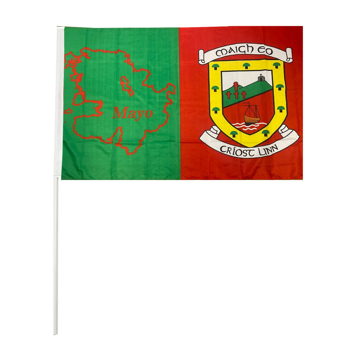 Mayo GAA Handheld Flag
