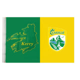 TCF Kerry GAA Flag - 5ft x 3ft