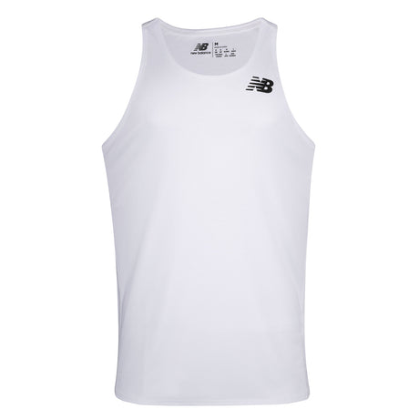 NB Track & Field Singlet Adult WHITE