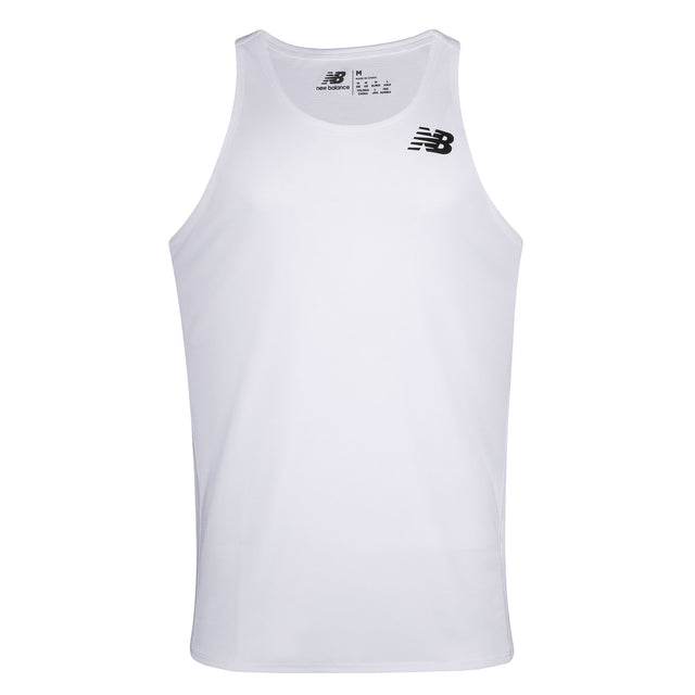 NB Track & Field Singlet Adult WHITE