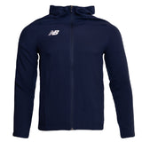 New Balance Mens Training Full-Zip Rain Jacket - Navy