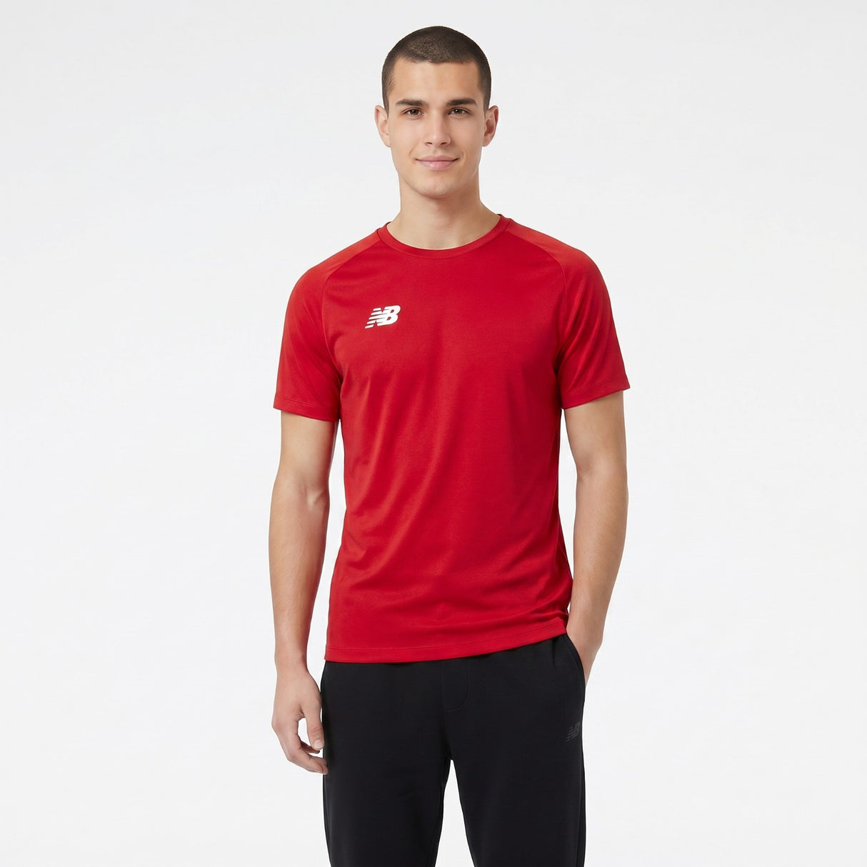 New Balance Mens Short Sleeve Cotton Training T-Shirt