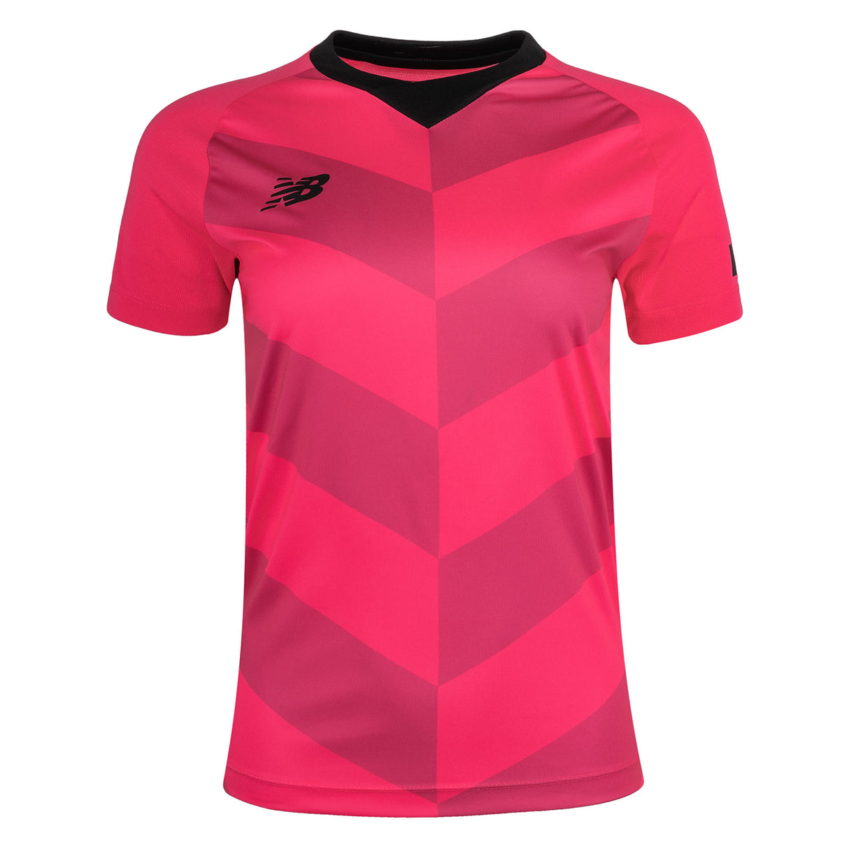 New Balance Chevron Wmn SS Jersey Pink