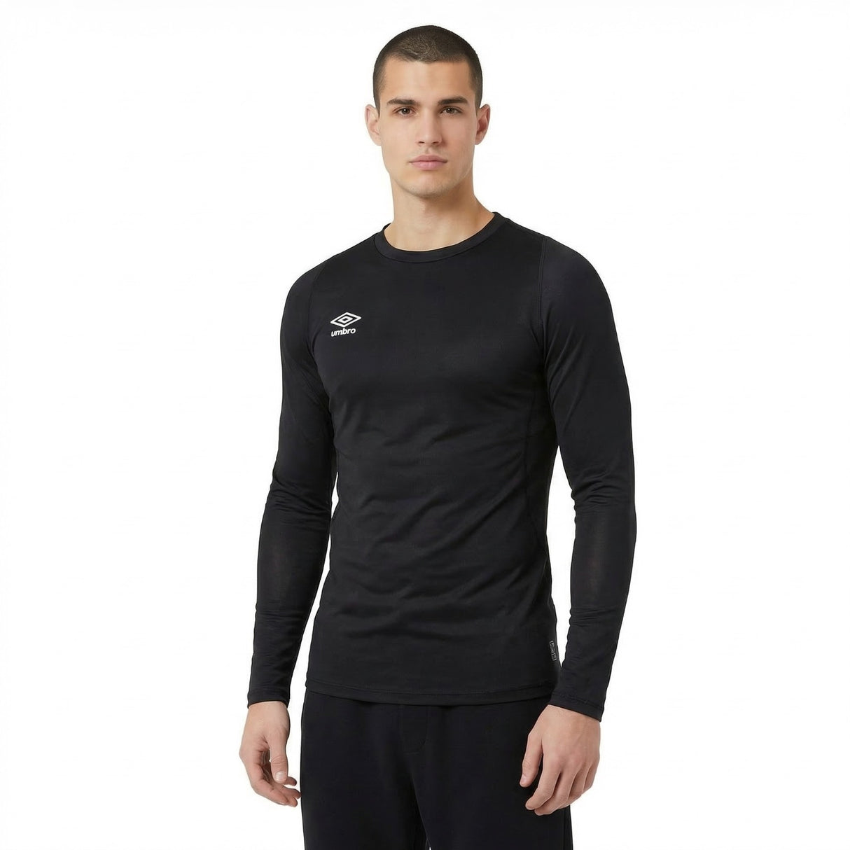 Umbro Mens Long Sleeved Baselayer Crew Top