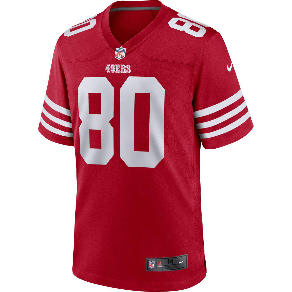Nike NFL 49ers Rice 80 Home Game Jersey