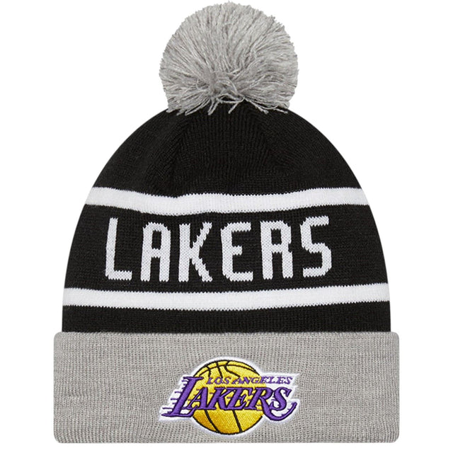 New Era Los Angeles Lakers NBA Jake Cuff Knit Bobble Hat