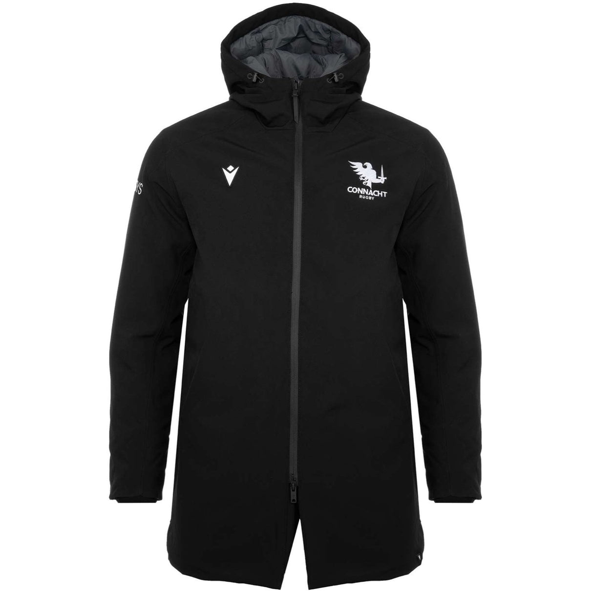 Macron Connacht Rugby 2024/25 Mens Hooded Highland Jacket