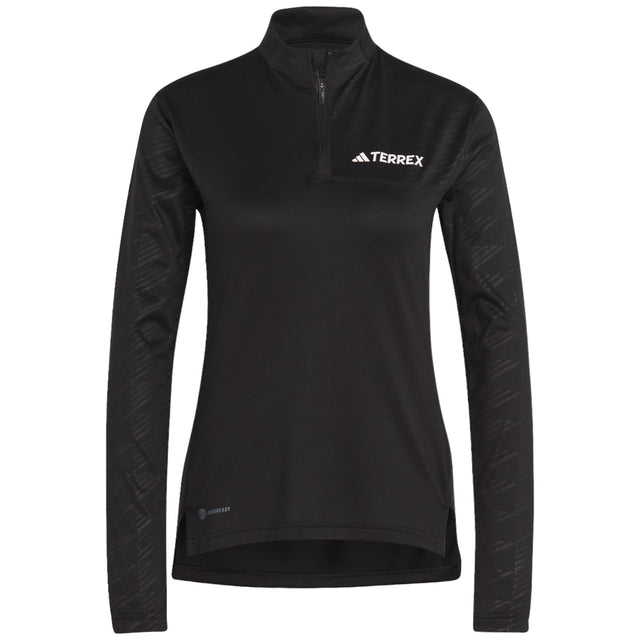 adidas Terrex Womens Long Sleeved Quarter Zip Top