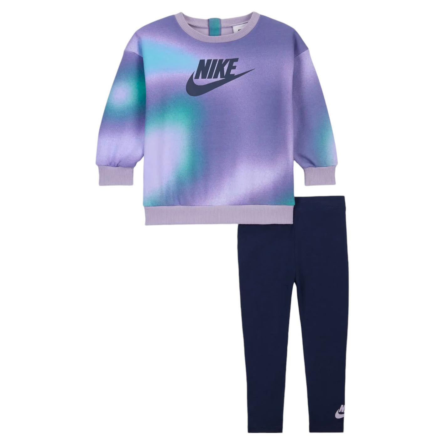Nike Solarised Infant Crew and Leggings Set