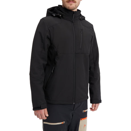 McKinley Tura III Mens Full-Zip Softshell Hooded Jacket