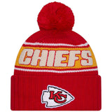 New Era Chiefs NFL Sideline 2024 Bobble Beanie Hat