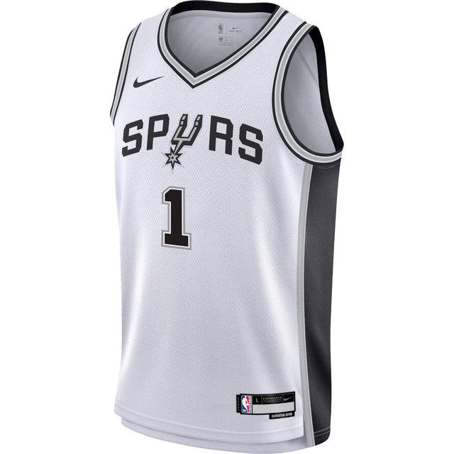 Nike Spurs Wembanyama 1 Association Kids Jersey