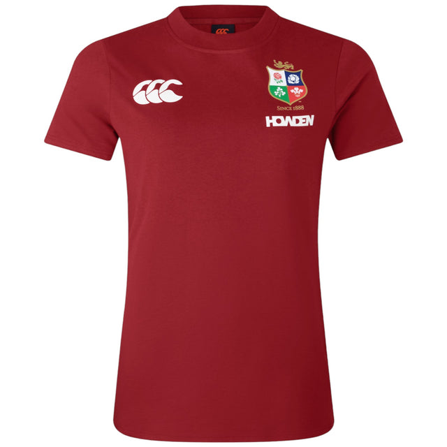 Canterbury British & Irish Lions Rugby 2024/25 Womens Cotton T-Shirt
