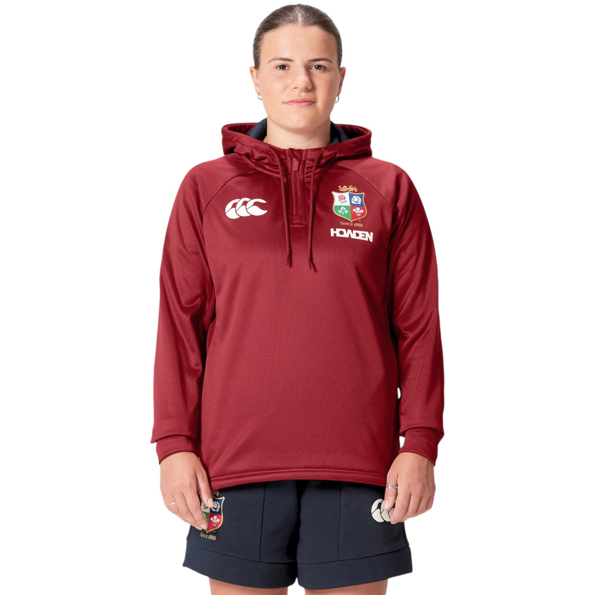 Canterbury BIL 1/4 Zip Womens Hoody Red