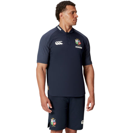 Canterbury British & Irish Lions Rugby 2024/25 Mens Short Sleeved Polo Shirt