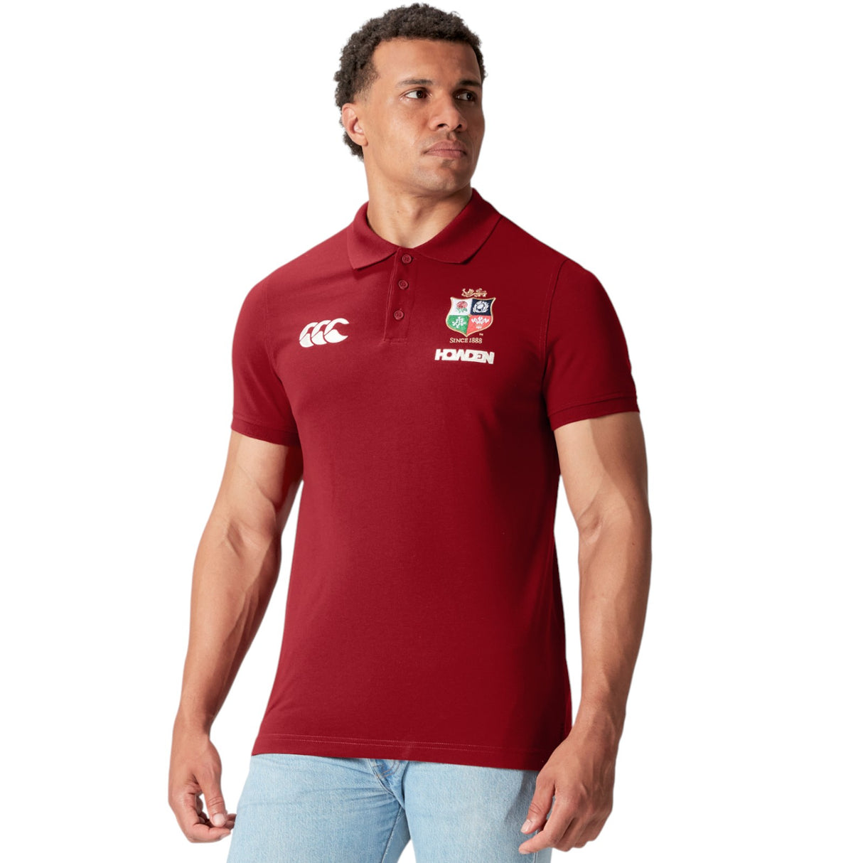 Canterbury British Irish Lions Rugby 2024/25 Mens Short Sleeved Piqu