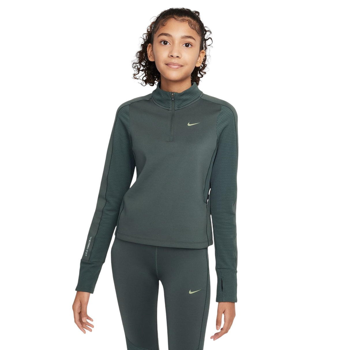 Nike Pro Girls Therma-FIT Half-Zip Top