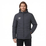 Umbro Padded Mens Full-Zip Hooded Jacket