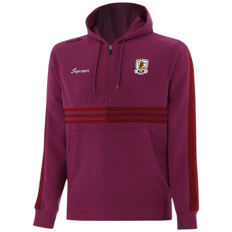 O'Neills Galway GAA Nepal Kids Half Zip Hoodie