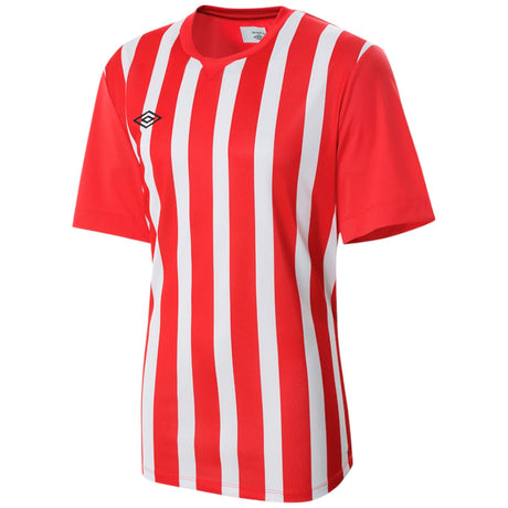 Umbro Striped Knit Kids Short Sleeved Jersey