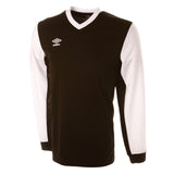 UMBRO WITTON JERSEY  LS Kids BLACK/WHT
