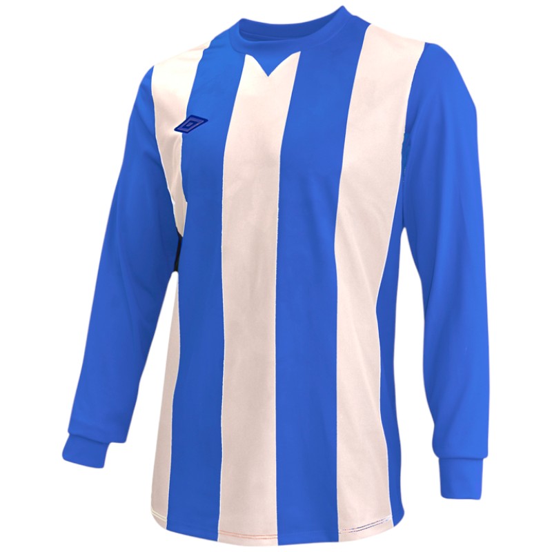 Umbro Stripe Mens Long Sleeved Football Training Jersey