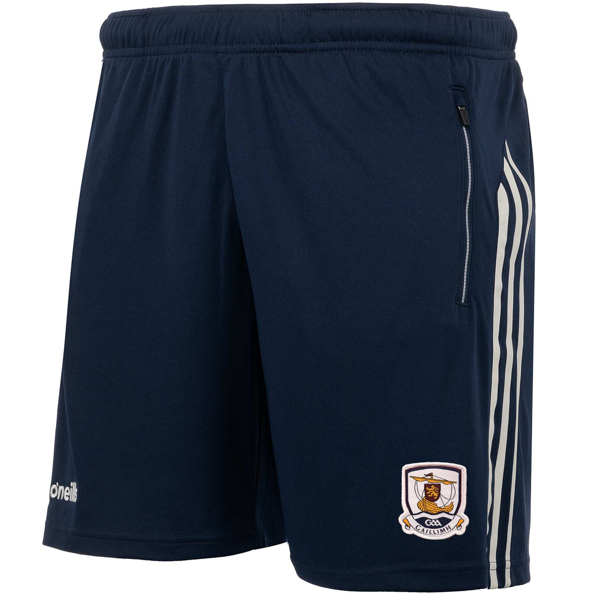 O'Neills Galway GAA Ballinrobe Poly Short - Front View