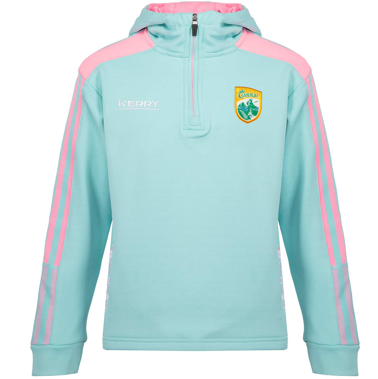 O'Neills Kerry GAA Ballinrobe Girls Half Zip Hoodie