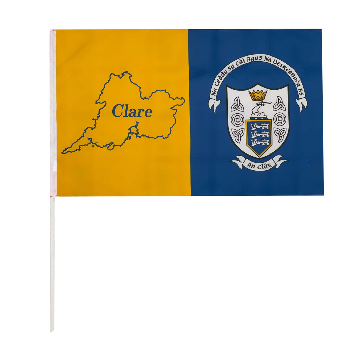 TCF Clare GAA Handheld Flag