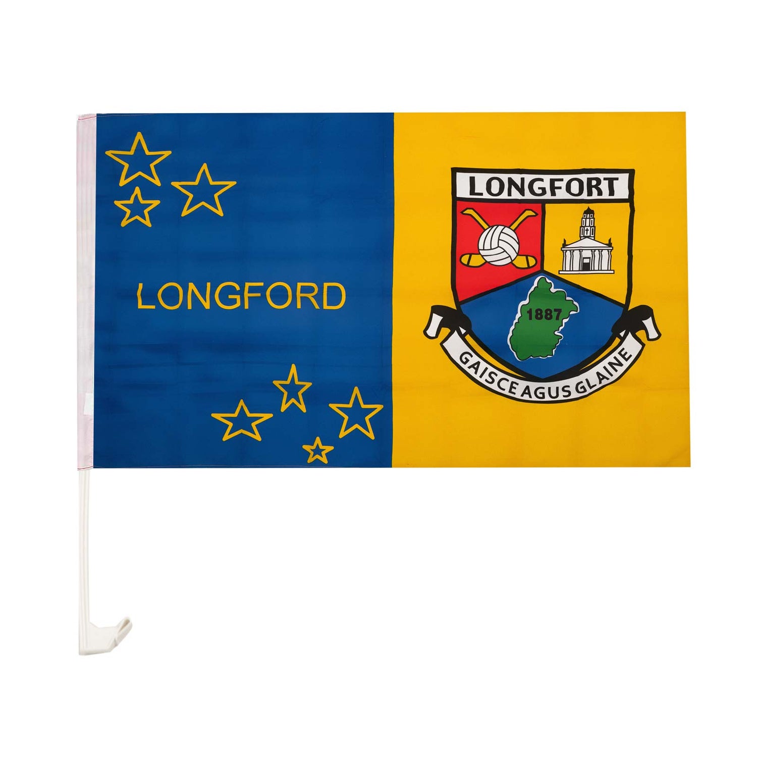 TCF Longford GAA Car Flag Intersport Elverys