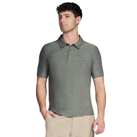 Skechers Go Dri All Day Mens Polo - Front View