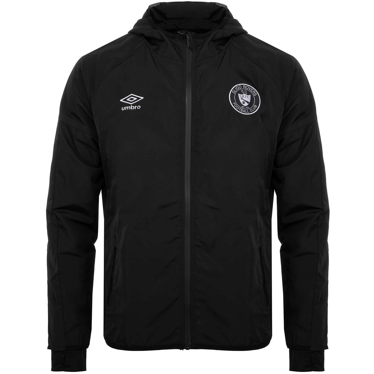 Umbro Sligo Rovers Football 2025 Kids Full-Zip Shower Jacket