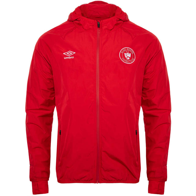 Umbro Sligo Rovers Football 2025 Kids Full-Zip Shower Jacket