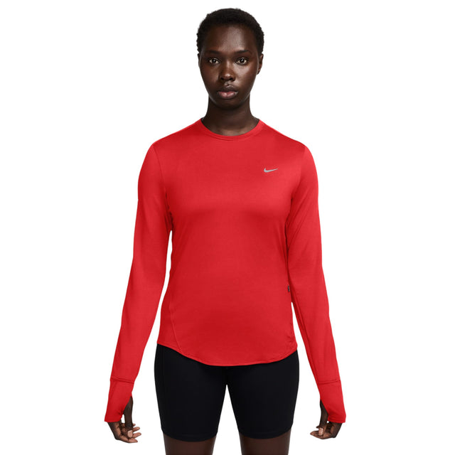 Nike Swift Womens Dri-Fit Uv Long-Sleeve Crew-Neck Running Top