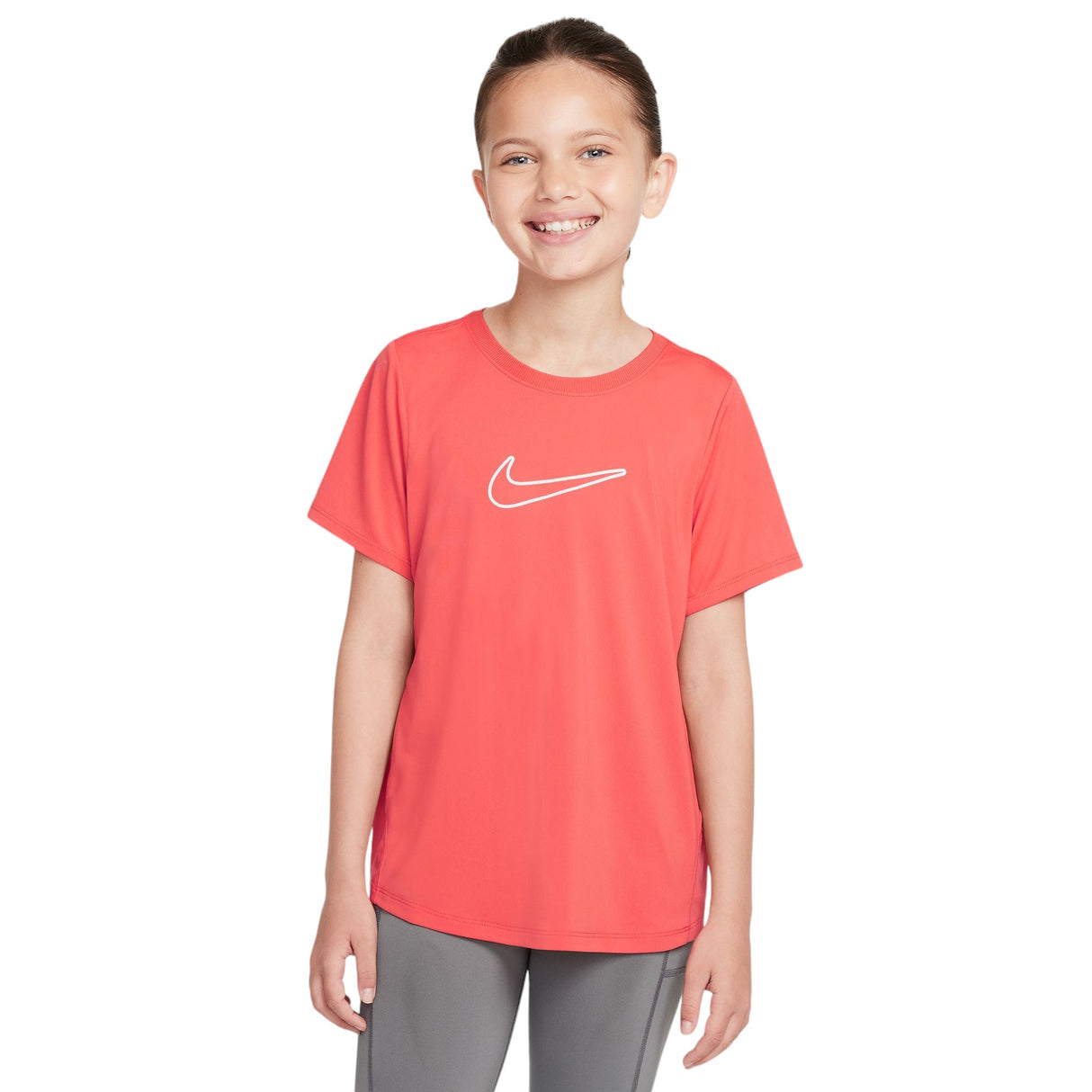 Nike One Fitted Kids Dri-Fit Short-Sleeve Top