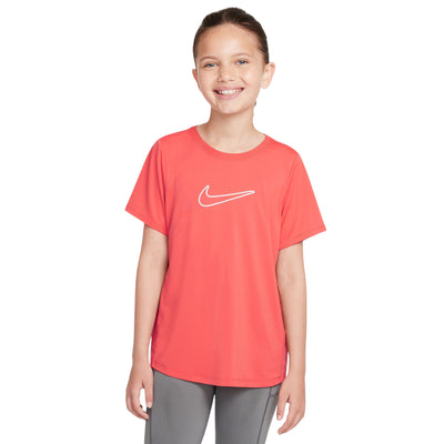 Nike One Fitted Kids Dri-Fit Short-Sleeve Top