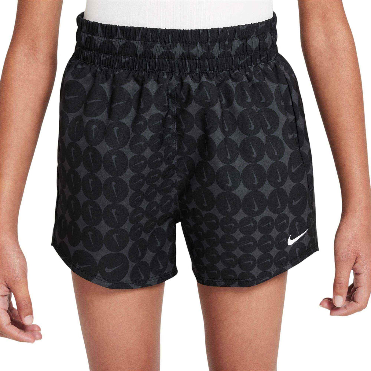 Nike One Kids Woven High-Waisted Shorts