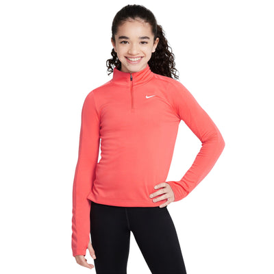 Nike Dri-FIT Kids Long-Sleeve Half-Zip Top