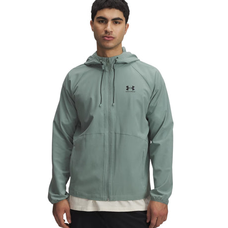 Under Armour Mens Full-Zip Windbreaker Hoodie