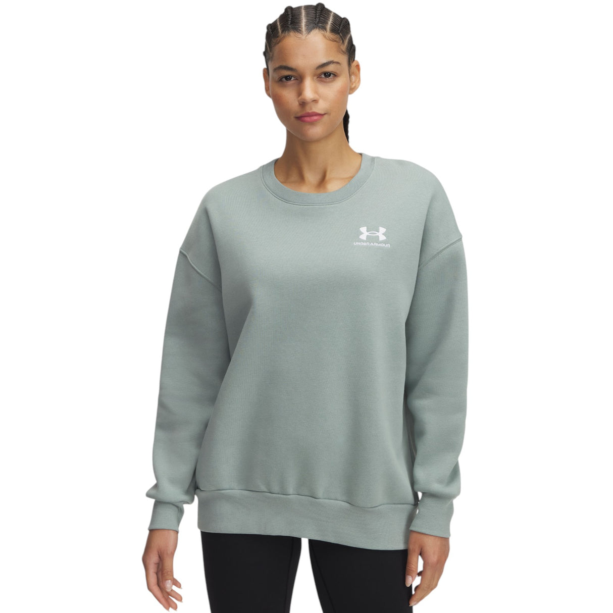 Under Armour Icon Womens Oversized Fleece Crew Sweatshirt