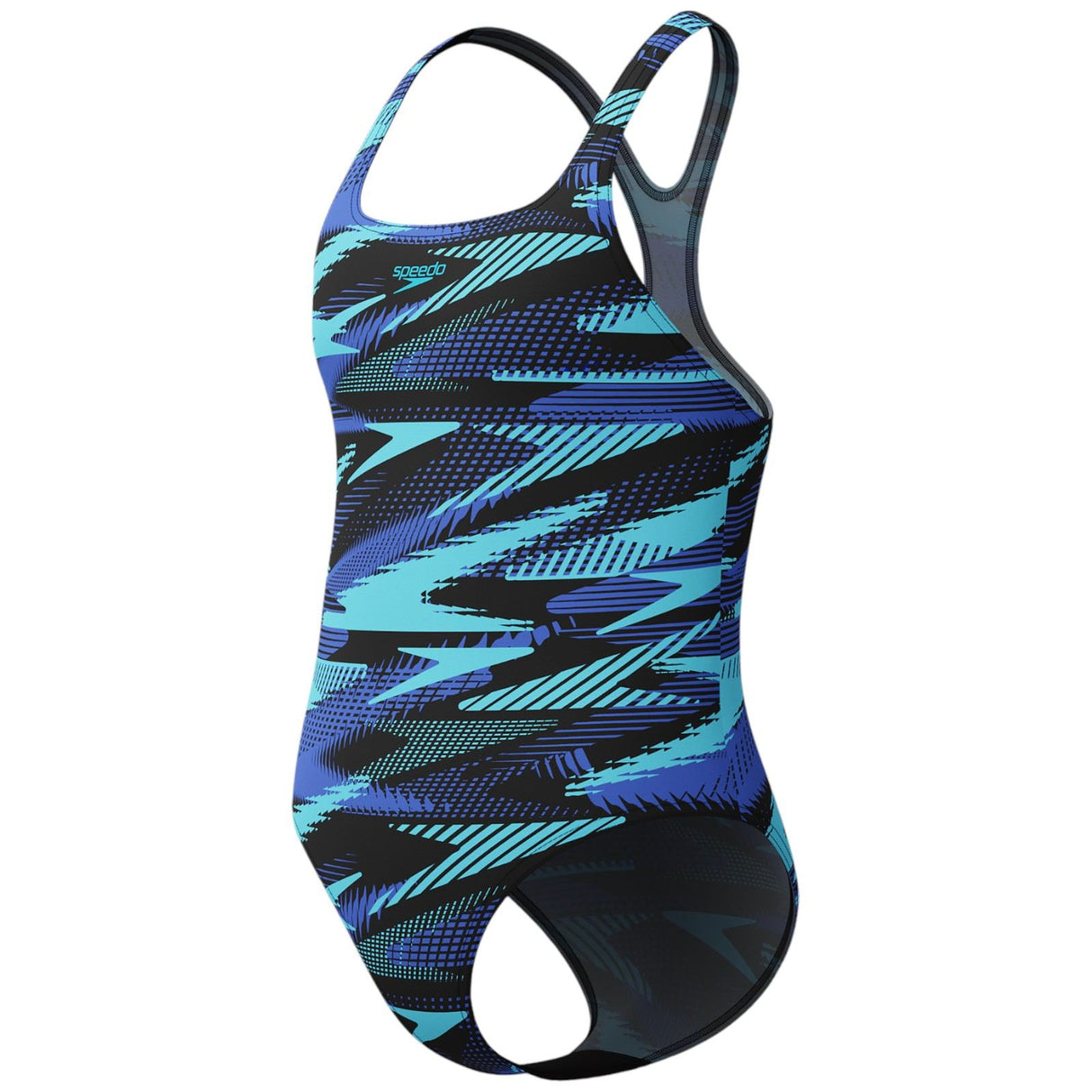 Speedo HyperBoom Allover Medalist Girls Printed Swimsuit
