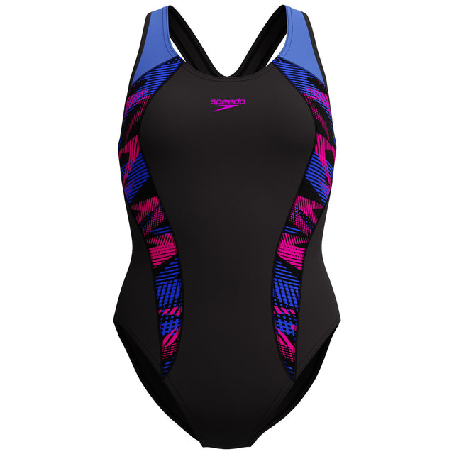 Speedo Placement Laneback Womens Swimsuit