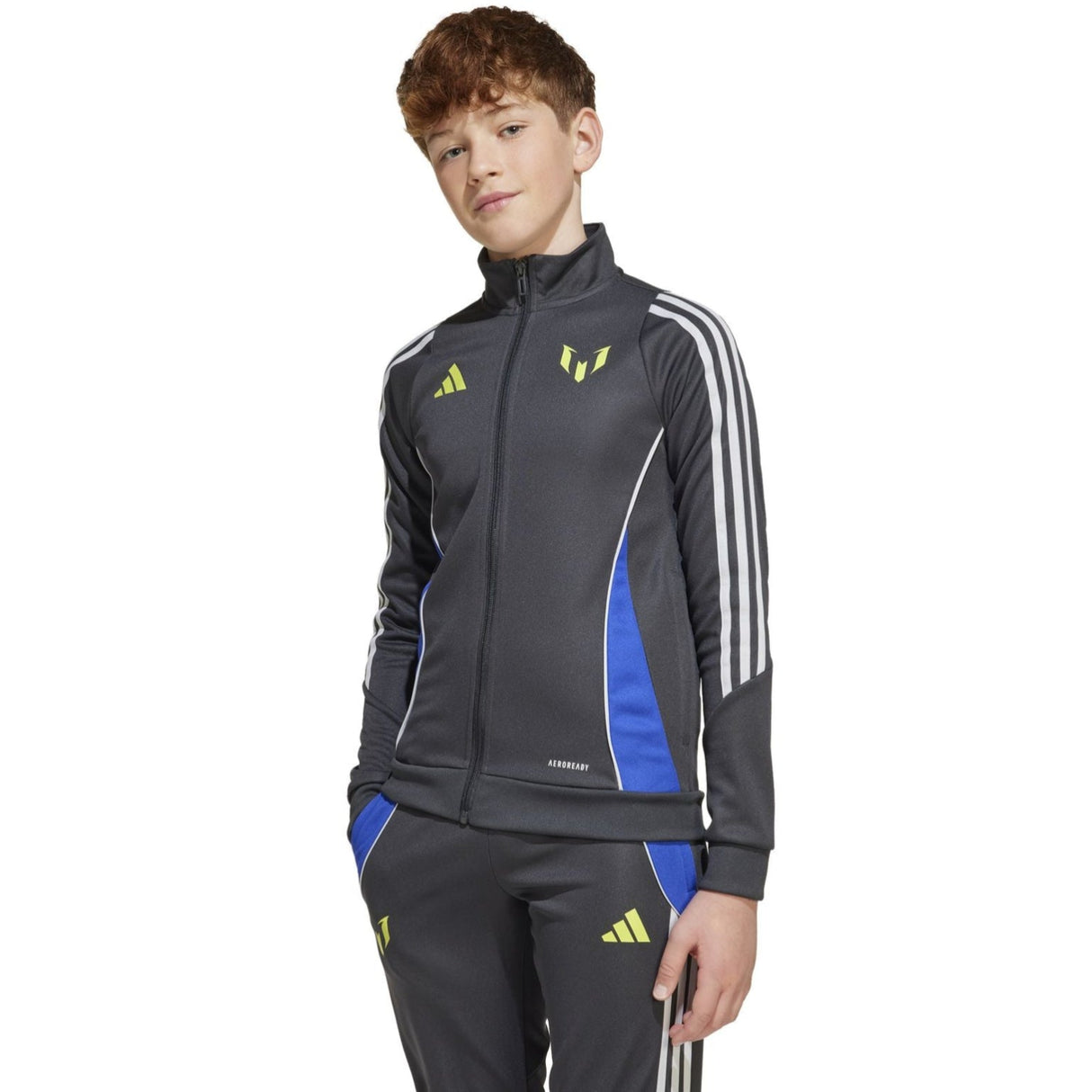 adidas Messi Football Kids Full Zip Slim-Fit Jacket