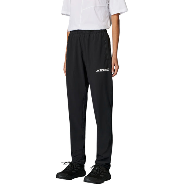 adidas Multi Essentials Stretch Womens Hiking Joggers Model Front View